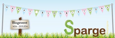 1st blog birthday - blog event asparagus