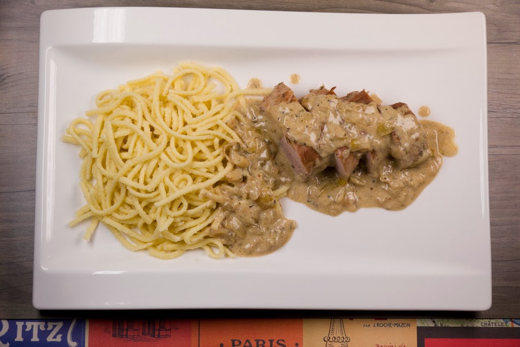 Recipe: Pork fillet in mustard cream sauce