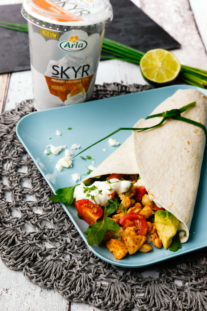  recipe for healthy chicken wraps 