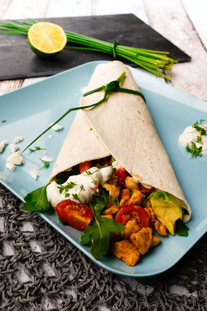  recipe for chicken wraps with honey mustard dressing 