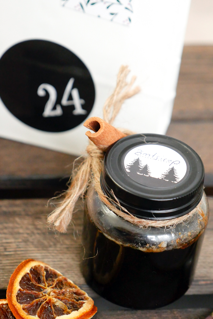  Sugar sweet home-made cinnamon syrup 