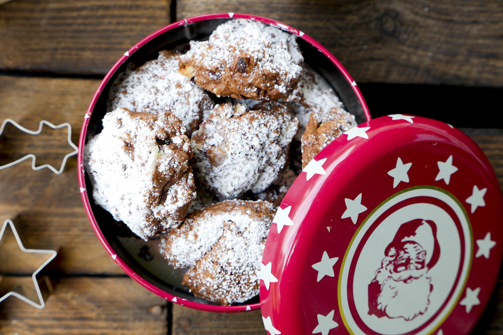 Rezept für Schokoplätzchen mit Nüssen - Weihnachtsplätzchen