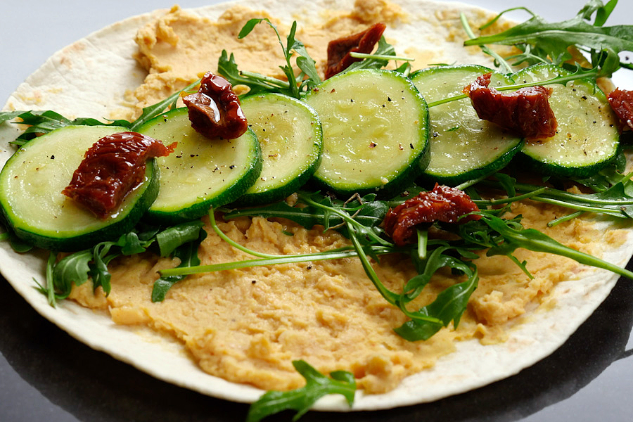  Topfhelden Kochbox - Vegan Zucchini Wraps with Hummus 